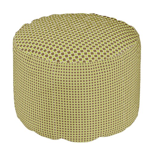French_Country_Lime_Brown_Pillow_Stylish_Cuddle Pouf