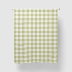 French Country Meadow Gingham - sage green plaid. Blackout Curtains