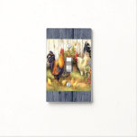 French Country Rooster Hen Light Switch Cover at Zazzle