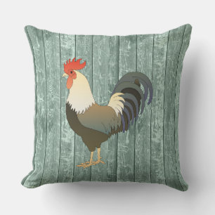 FRENCH COUNTRY ROOSTER THROW PILLOW