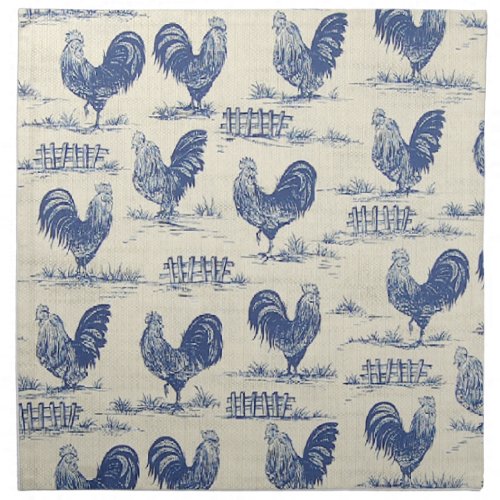 French Country Roosters American MoJo Napkins