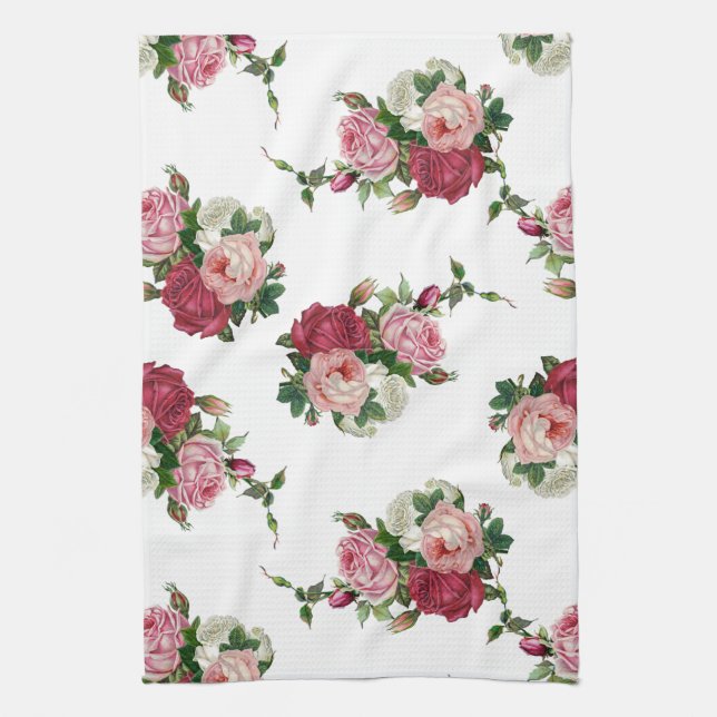 French Country Roses Towel (Vertical)