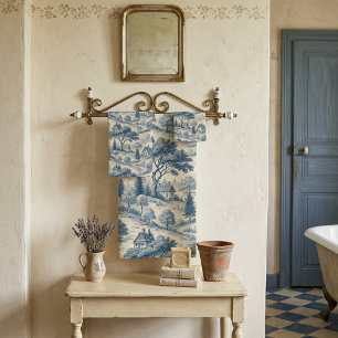 French Country Side Bath Towel Set