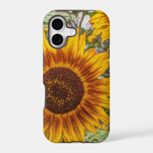 french country summer garden happy sunflower iPhone 17 case