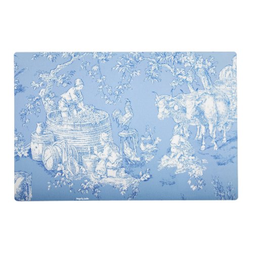 French Country Toile Placemat