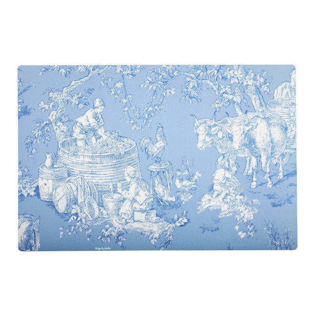 French Country Toile Placemat (Front)