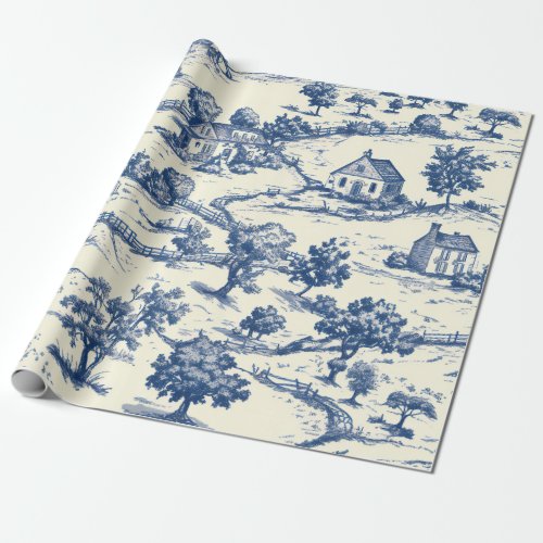 French Countryside  Wrapping Paper
