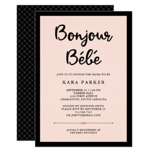 Bebe Baby Shower Invitations Zazzle Bebe Baby Shower Invitations Zazzle