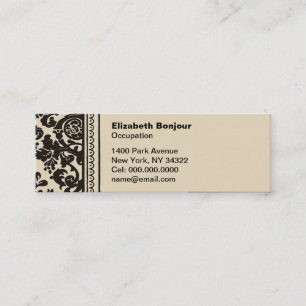 French Creme Slim Calling Card