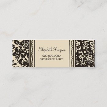 French Creme ~ Slim Calling Card / Business Card by galleriaofart at Zazzle
