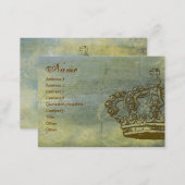 French Crown Parchment Business Cards (Front/Back)
