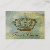 French Crown Parchment Business Cards (Back)