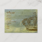 French Crown Parchment Business Cards