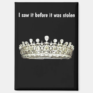 French Crowned Jewels Before Theft Magnet