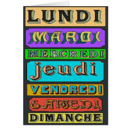 French Days Cards (Front)