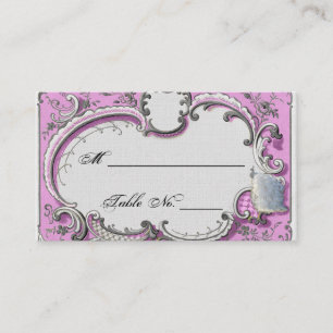 French Deco Frame Posh Wedding Place Cards