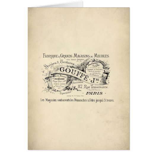 French Department Store Sign (Front)