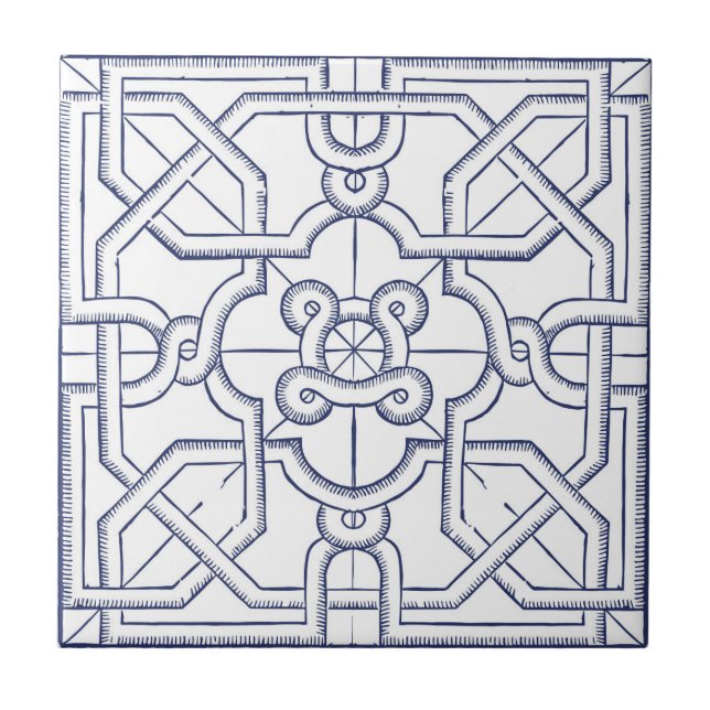 French Design Ceramic Tile (Front)