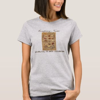 French Dessert Cake Pastry Cookies Bakery T-shirt by heresmIcard at Zazzle