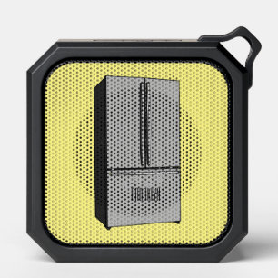 French door refrigerator cartoon illustration bluetooth speaker