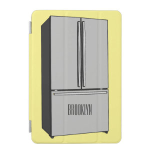 French door refrigerator cartoon illustration iPad mini cover