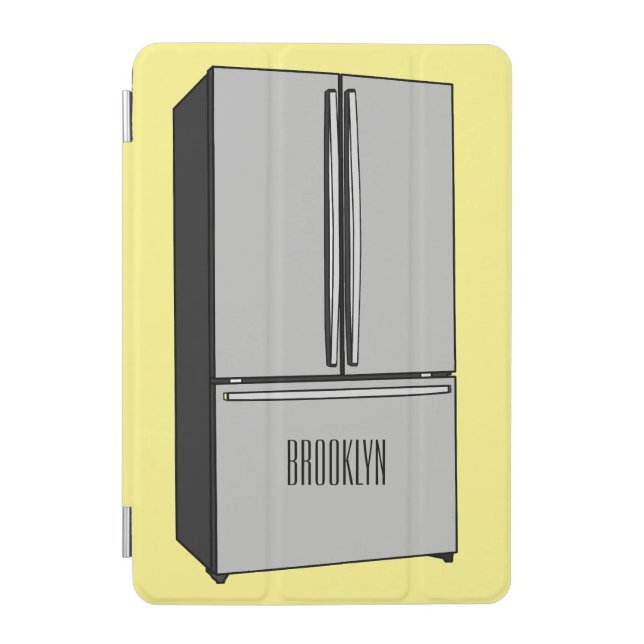 French door refrigerator cartoon illustration iPad mini cover (Front)