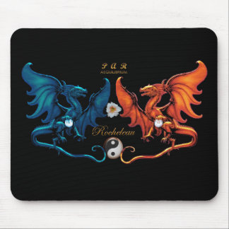 French Dragon Emblem Mousepad