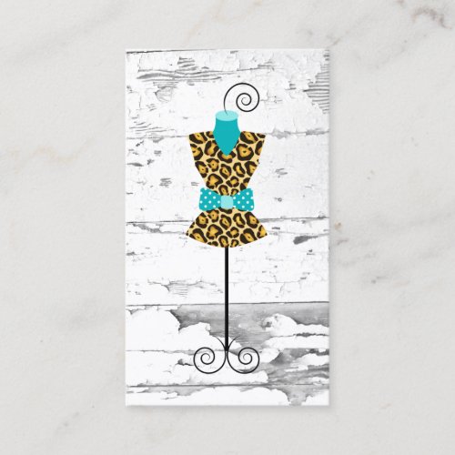 French Dress Form Wire Mannequinn Business Card