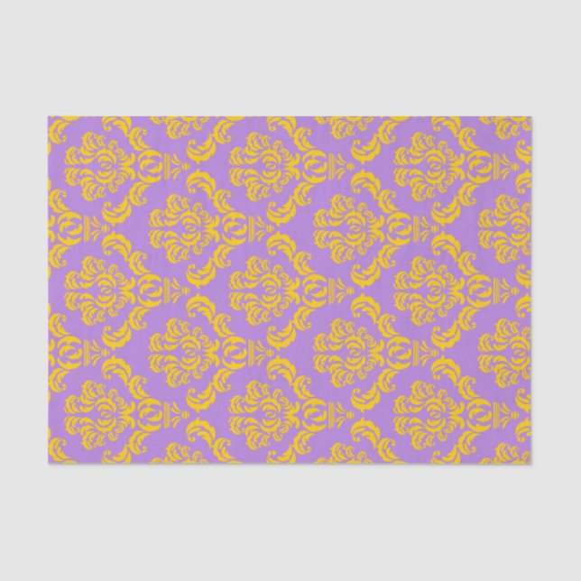 French Empire Damask Pattern #4 Tissue Paper (Front)