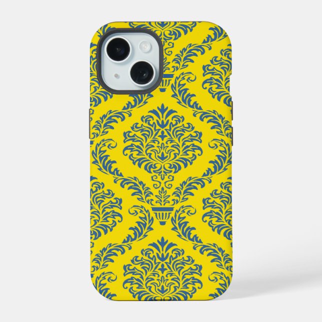 French Empire Damask Pattern #5 Iphone Case (Back)