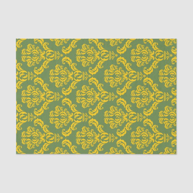 French Empire Damask Pattern #8 Tissue Paper (Front)