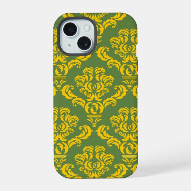 French Empire Damask Pattern #9 Iphone Case (Back)