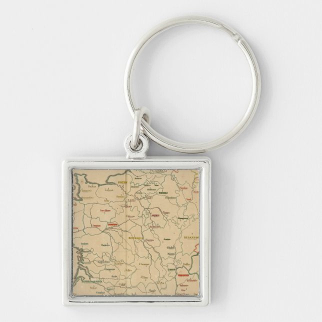 French Establishments Keychain (Front)