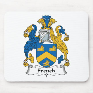 French Family Crest Mouse Pad