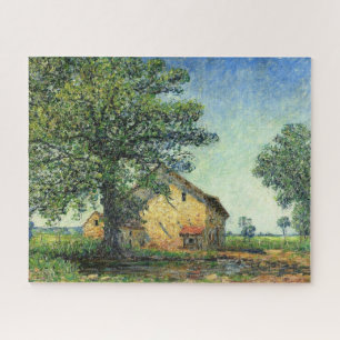French Farm at La Petite Mare (by Francis Picabia) Jigsaw Puzzle
