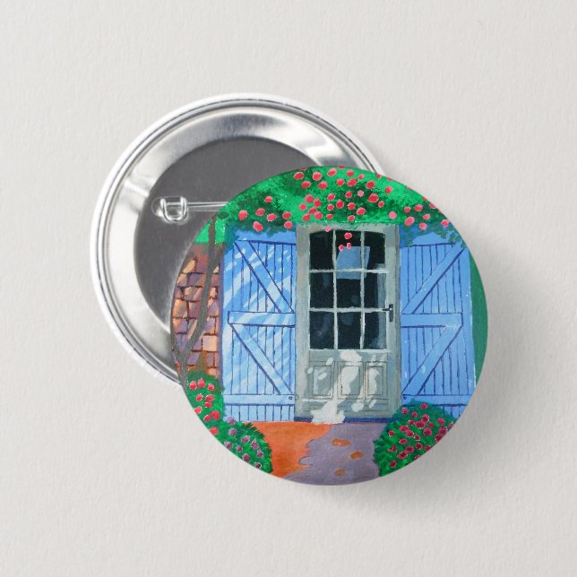 French farm yard button (Front & Back)