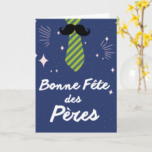 French Father's Day Bonne Fete Des Peres Card