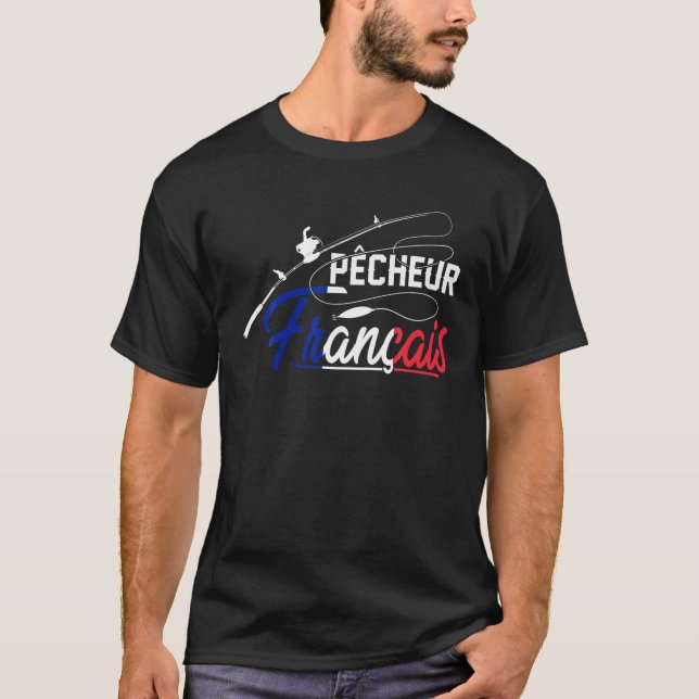 French Fisherman – Men's – Fishing Humor T-Shirt (Front)
