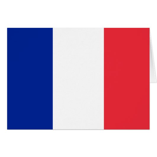 French Flag (Front Horizontal)