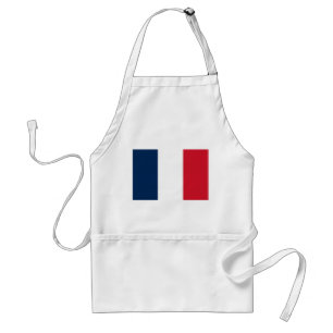 French Flag Adult Apron