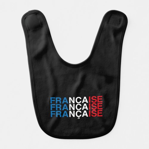 FRENCH flag Baby Bib