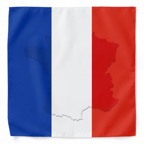 French flag bandana