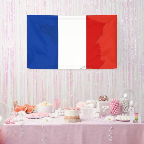 French flag banner