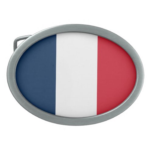 French Flag Belt Buckle