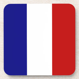 French Flag Beverage Coaster