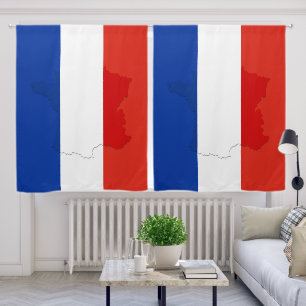 French flag blackout curtains