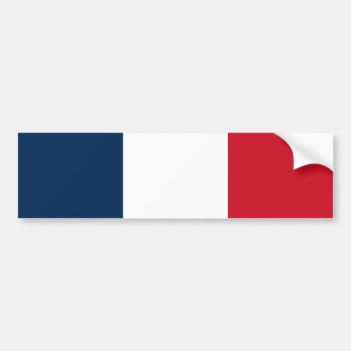 French Flag Bumper Sticker