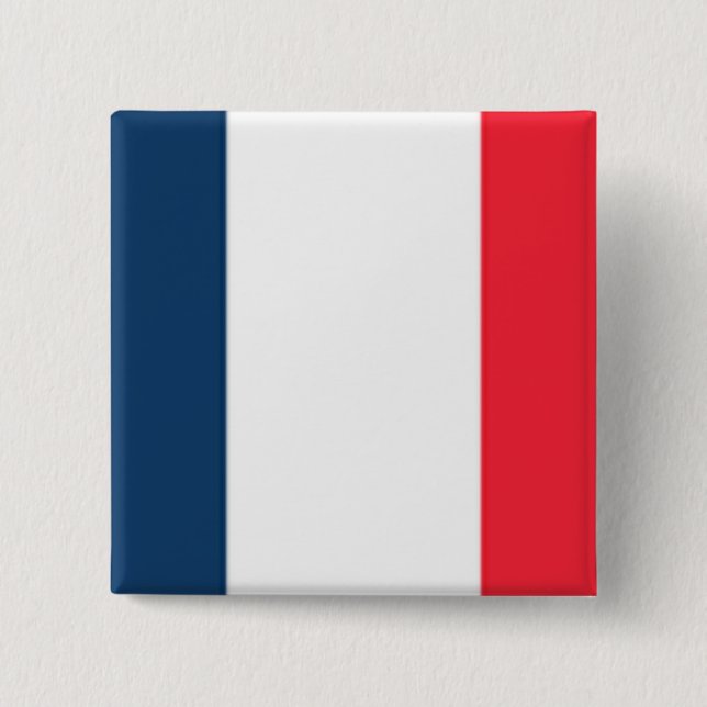 French Flag Button (Front)