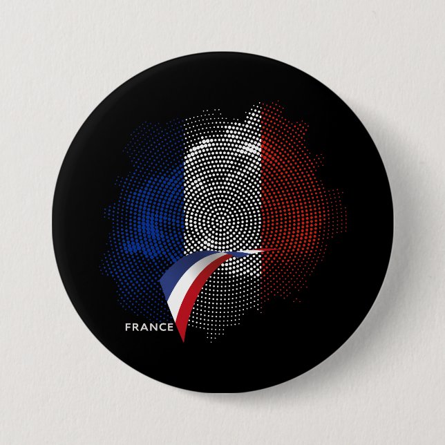 French flag button (Front)