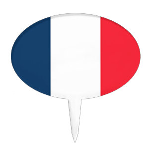 French Flag Cake Topper